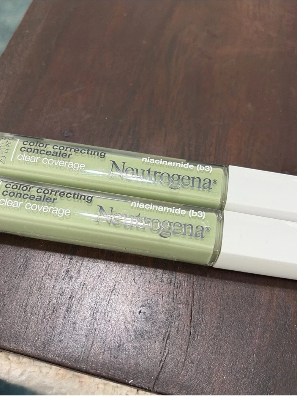 Neutrogena Clear Coverage Color Correcting Concealer- Green - lot of 2